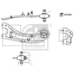 Rameno zavesenia kolies FEBI BILSTEIN 187694