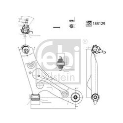 Rameno zavesenia kolies FEBI BILSTEIN 188129