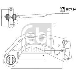 Rameno zavesenia kolies FEBI BILSTEIN 187786