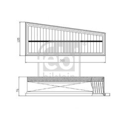 Vzduchový filter FEBI BILSTEIN 172766 - obr. 2