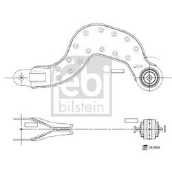 Rameno zavesenia kolies FEBI BILSTEIN 185909