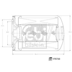 Filter chladiva FEBI BILSTEIN 175733 - obr. 1