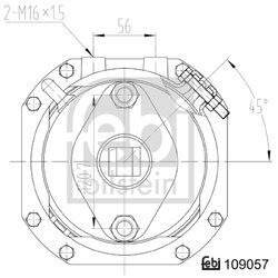 Brzdový valec s pružinovým posilňovačom FEBI BILSTEIN 109057 - obr. 1