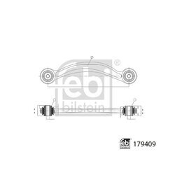 Rameno zavesenia kolies FEBI BILSTEIN 179409 - obr. 2