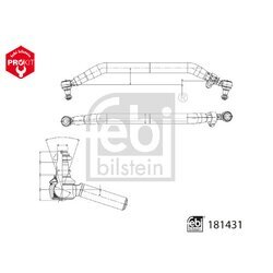 Spojovacia tyč riadenia FEBI BILSTEIN 181431