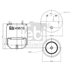 Mech pneumatického pruženia FEBI BILSTEIN 49616