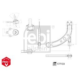 Rameno zavesenia kolies FEBI BILSTEIN 177133 - obr. 2