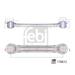 Rameno zavesenia kolies FEBI BILSTEIN 178612 - obr. 2