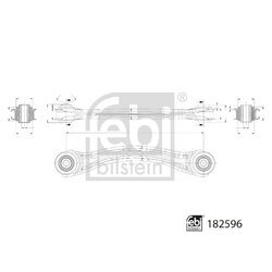 Rameno zavesenia kolies FEBI BILSTEIN 182596