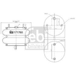 Mech pneumatického pruženia FEBI BILSTEIN 171760