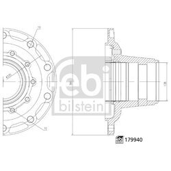 Náboj kolesa FEBI BILSTEIN 179940