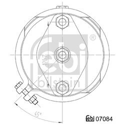 Membránový brzdový valec FEBI BILSTEIN 07084 - obr. 1