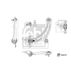 Rameno zavesenia kolies FEBI BILSTEIN 186639