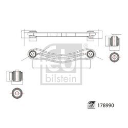 Rameno zavesenia kolies FEBI BILSTEIN 178990 - obr. 2