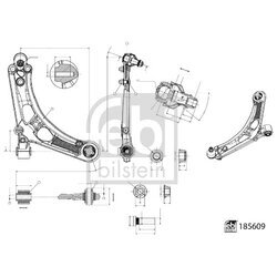 Rameno zavesenia kolies FEBI BILSTEIN 185609