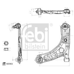 Rameno zavesenia kolies FEBI BILSTEIN 185903