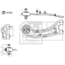 Rameno zavesenia kolies FEBI BILSTEIN 187695