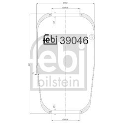 Mech pneumatického pruženia FEBI BILSTEIN 39046