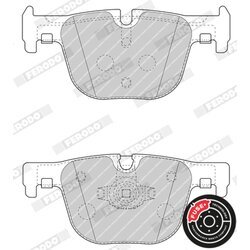 Sada brzdových platničiek kotúčovej brzdy FERODO FDB4687 - obr. 4