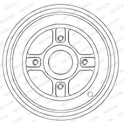 Brzdový bubon FERODO FDR329219 - obr. 3