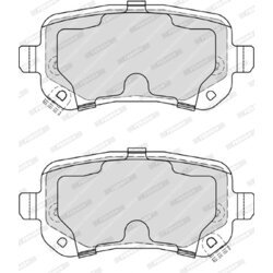 Sada brzdových platničiek kotúčovej brzdy FERODO FDB4196 - obr. 3
