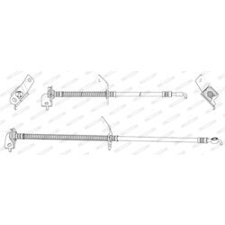 Brzdová hadica FERODO FHY2705 - obr. 1