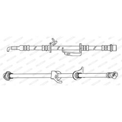 Brzdová hadica FERODO FHY2851 - obr. 1