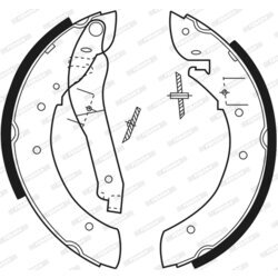 Sada brzdových čeľustí FERODO FSB194 - obr. 3