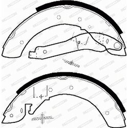 Sada brzdových čeľustí FERODO FSB194 - obr. 4
