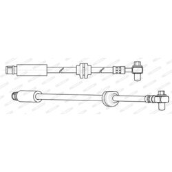 Brzdová hadica FERODO FHY2865 - obr. 1