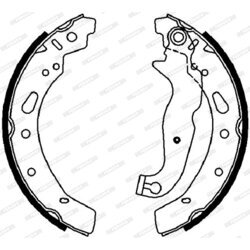 Sada brzdových čeľustí FERODO FSB4018 - obr. 1