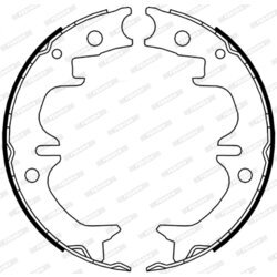Sada brzd. čeľustí parkov. brzdy FERODO FSB4069 - obr. 2