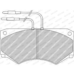 Sada brzdových platničiek kotúčovej brzdy FERODO FVR492 - obr. 1