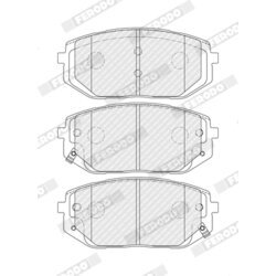 Sada brzdových platničiek kotúčovej brzdy FERODO FDB5445