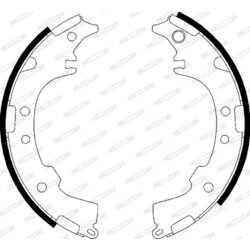 Sada brzdových čeľustí FERODO FSB621 - obr. 1