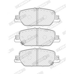 Sada brzdových platničiek kotúčovej brzdy FERODO FDB4964