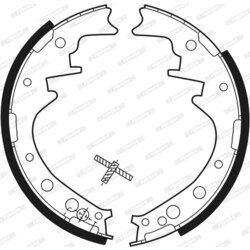 Sada brzdových čeľustí FERODO FSB184 - obr. 1