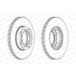 Brzdový kotúč FERODO DDF941