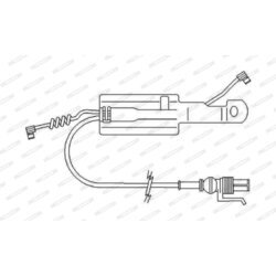 Výstražný kontakt opotrebenia brzdového obloženia FERODO FAI168