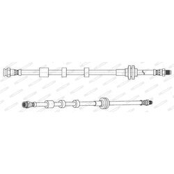 Brzdová hadica FERODO FHY3386 - obr. 1