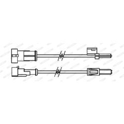 Výstražný kontakt opotrebenia brzdového obloženia FERODO FAI113