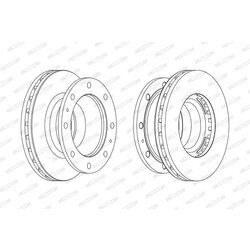 Brzdový kotúč FERODO FCR239A
