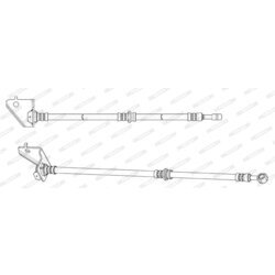 Brzdová hadica FERODO FHY2783 - obr. 1