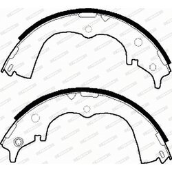 Sada brzdových čeľustí FERODO FSB324 - obr. 2