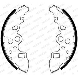 Sada brzdových čeľustí FERODO FSB4093