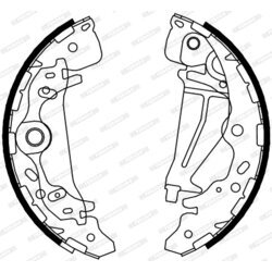 Sada brzdových čeľustí FERODO FSB4096 - obr. 1