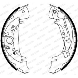 Sada brzdových čeľustí FERODO FSB608 - obr. 1