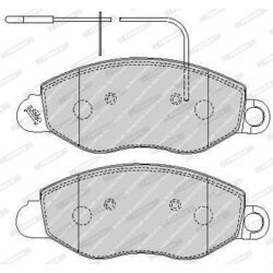 Sada brzdových platničiek kotúčovej brzdy FERODO FVR1616 - obr. 3