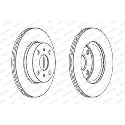 Brzdový kotúč FERODO DDF407