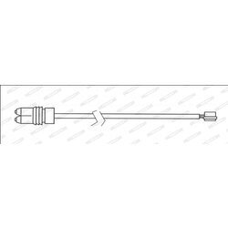 Výstražný kontakt opotrebenia brzdového obloženia FERODO FWI338
